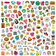 1000pcs Cartoon Colorful Doodle Stickers Water Cup Notebook Journal Decoration