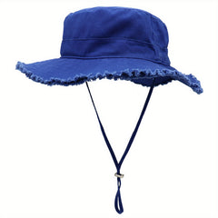 Men's Wide Brim Sun Hat Vintage Fishing Hat