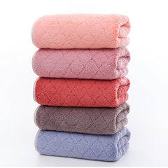 Soft Coral Fleece Hand Towel 35x13in