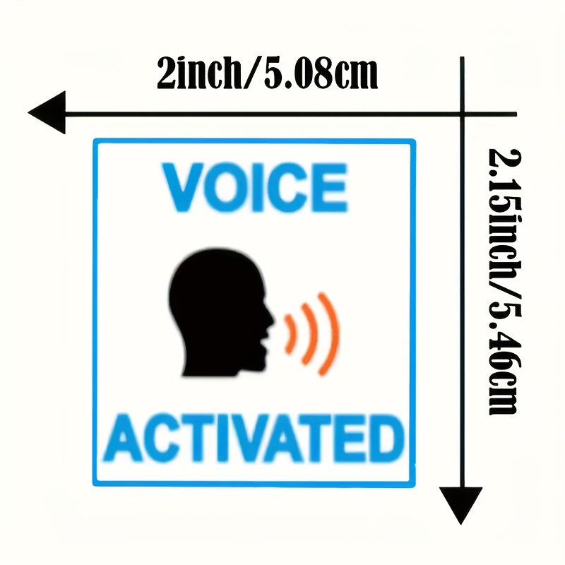 60 Activate Sound Stickers w/ Clapping Action 5.08-5.46cm Prank Joke Gift Labels