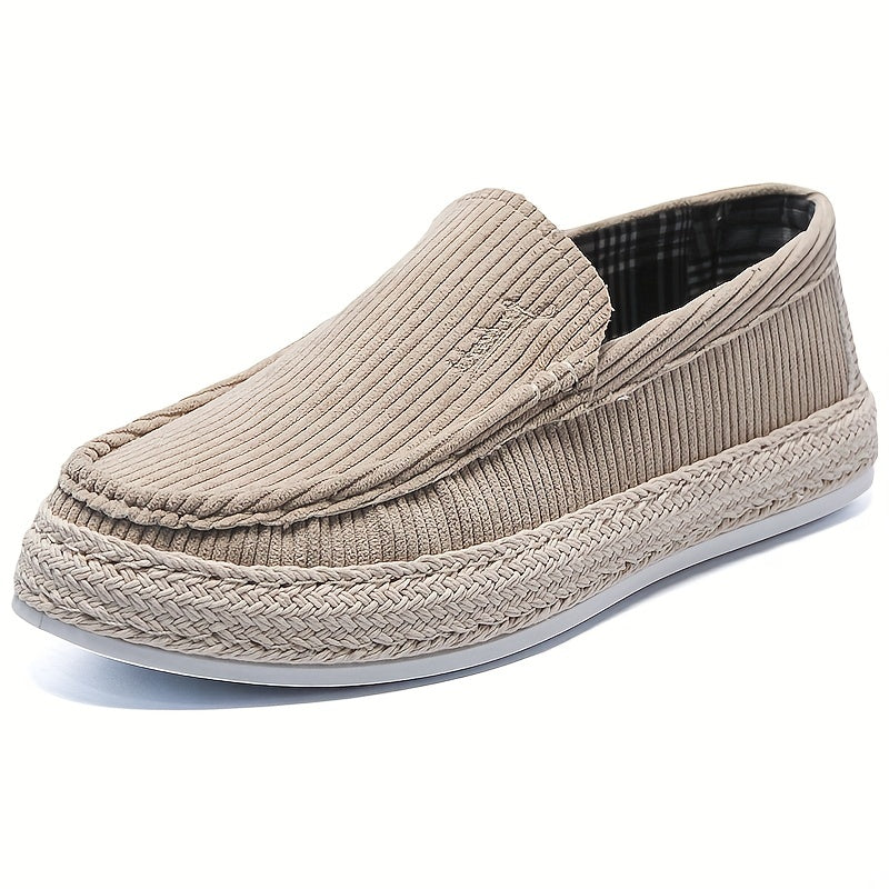 Men's Comfy Slip On Loafer Shoes Casual Anti skid Flat Shoes