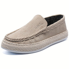 Men's Comfy Slip On Loafer Shoes Casual Anti skid Flat Shoes