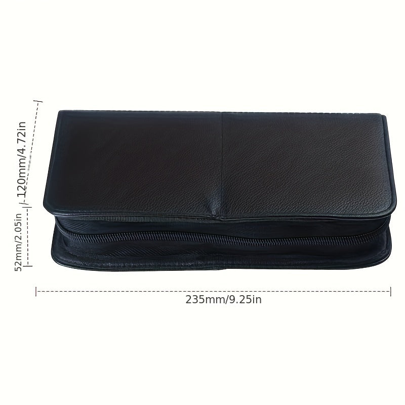 Professional Makeup Brush Bag Organizer PU Leather Travel Makeup Brush Holder