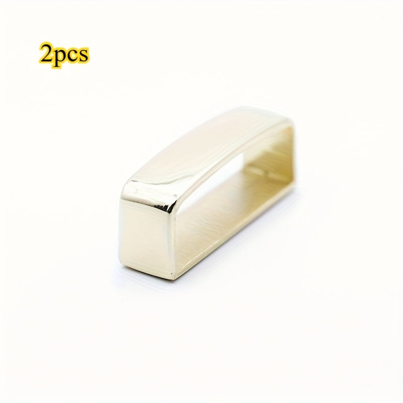 2pcs Stainless Steel Square Belt Buckle for Men's Belts