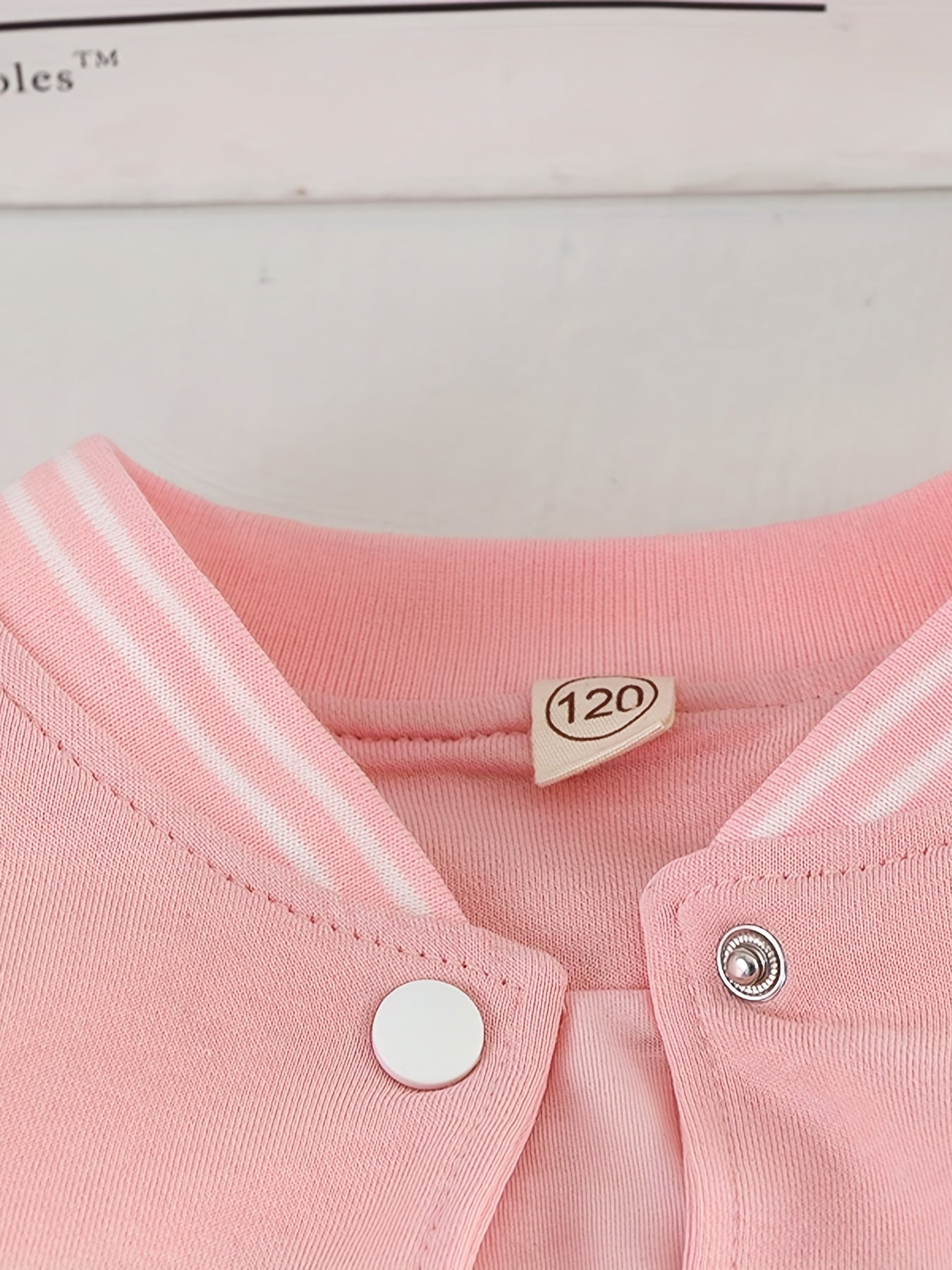 Star Girl's Soft Cotton Varsity Jacket Block School Baseball Jackets