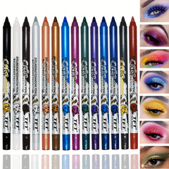 Colorful Eyeliner Pen High Pigmented Pearly Shimmer Metallic Waterproof Stick