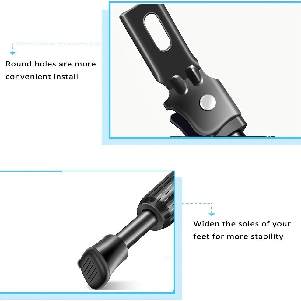 Bike Kickstand for 12-18 Inch Wheel Steel Bikes, Support Racks Replacement