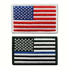 American Flag Patch Hook And Loop Military Patches For Jackets Caps Vests