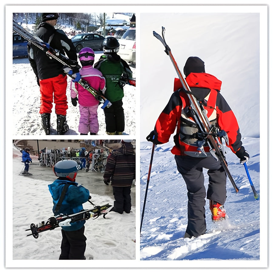 2pcs Snowboard Straps Adjustable Carrying Ski Board Carrier