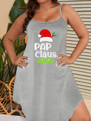 Christmas Nightdress with Christmas Hat Print