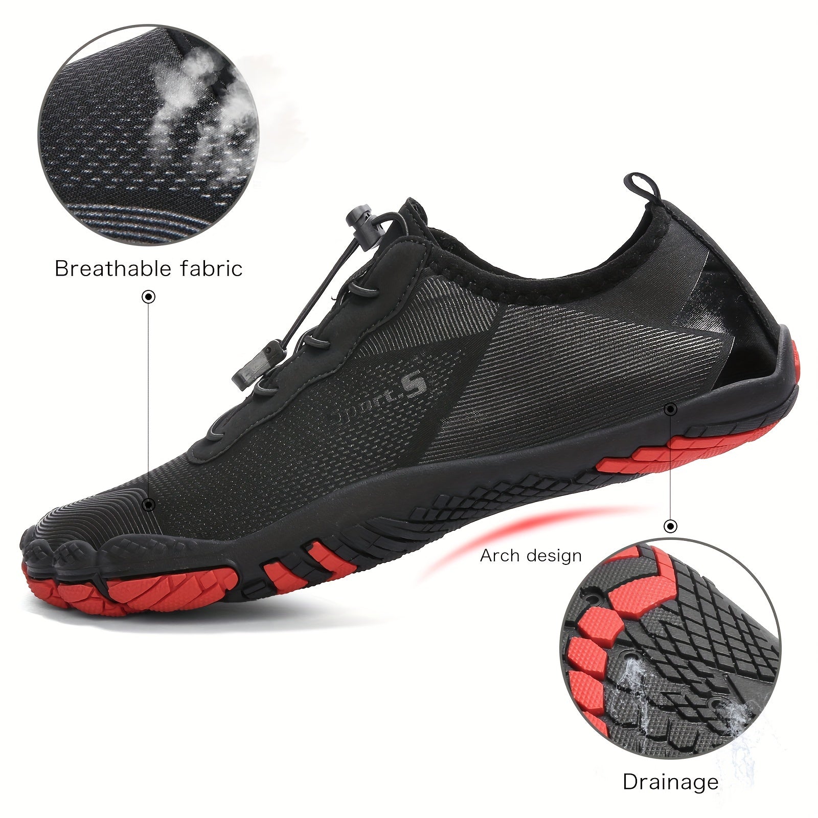 Women's Quick Drying Water Shoes Non Slip Barefoot Shoes