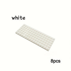 8pcs 3027 Plate x 16 Brick Set Building Blocks Educational DIY Construction Kit