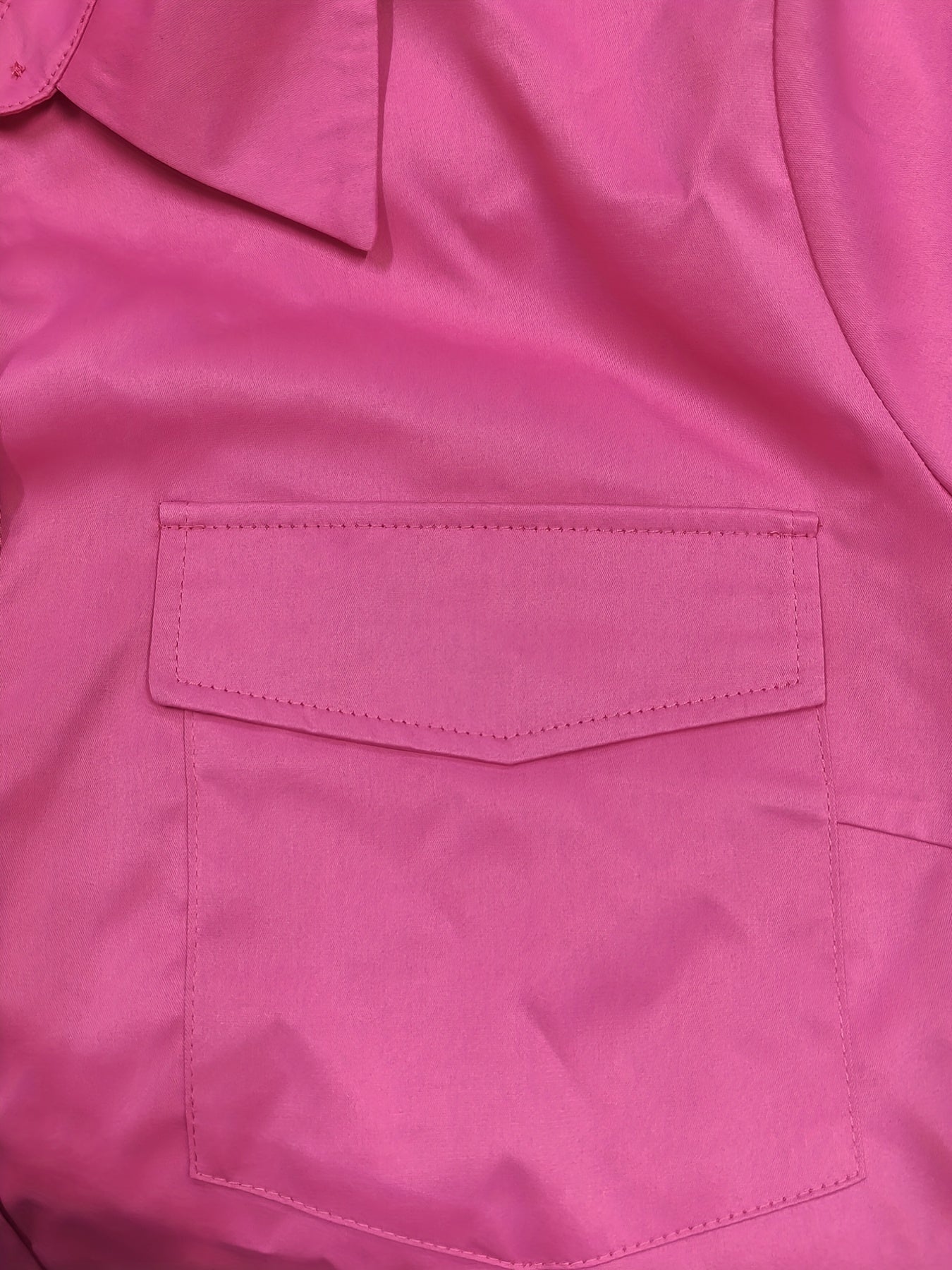Casual Blouse Solid Long Sleeve Button Up Shirt