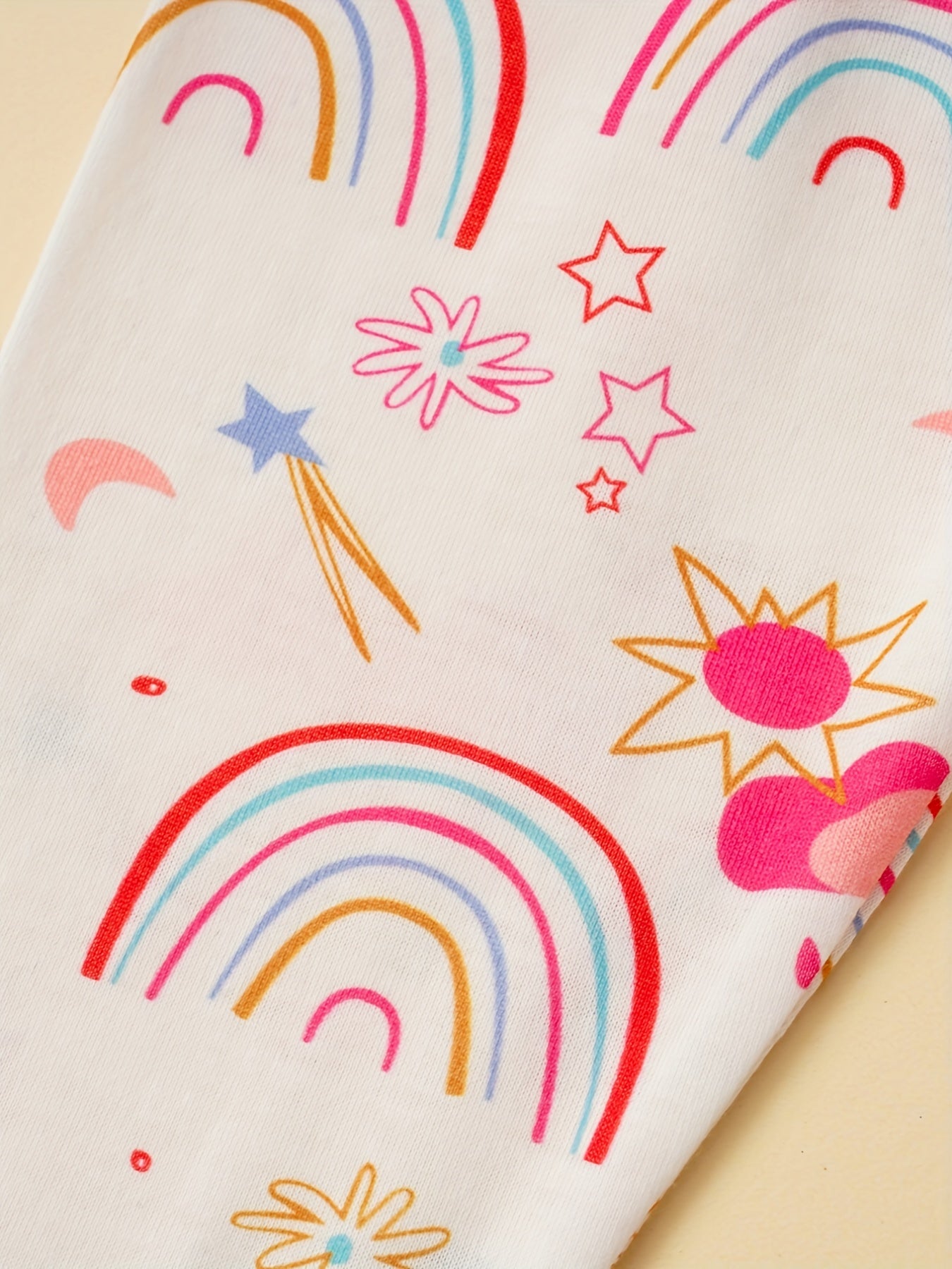 Adorable Rainbow Leggings for Your Little Princess