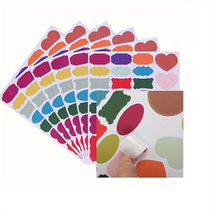 28 Colorful Label Stickers for Containers and Boxes - Easy Organization