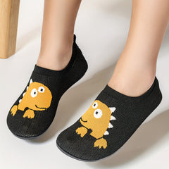 Boys' Cartoon Barefoot Slip On Slippers Lightweight Non Slip House
