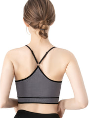 Seamless Solid Wireless Bra Comfy & Breathable Intimates Bra