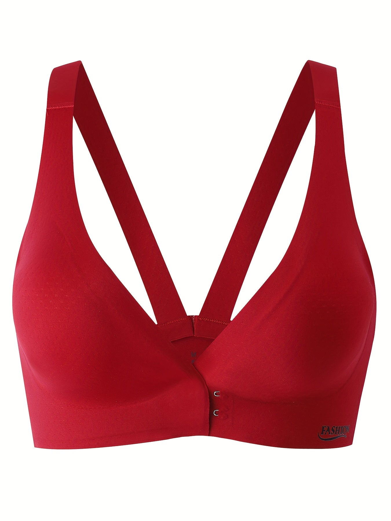 Front Buckle Wireless Push Up Bra