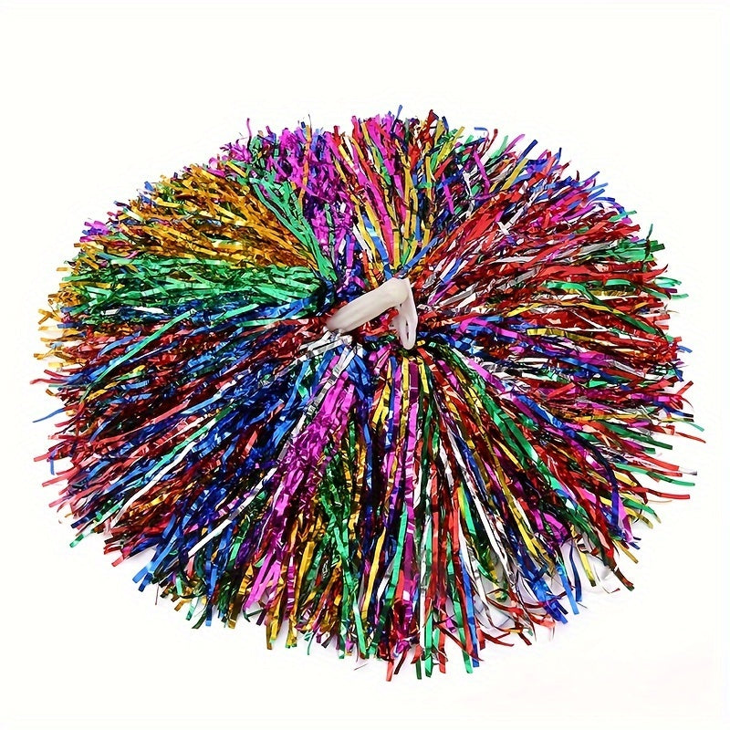 Colorful Sequin Cheering Poms Handheld Props