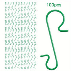 Mini Plastic S Hook Christmas Decoration Christmas Ball Hanging Ornament S Shape