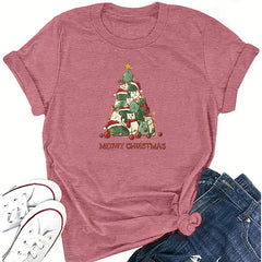 Christmas Cat Iron On Decals For Clothing HTV Heat Transfer Stickers