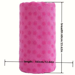 Non Slip Yoga Mat Towel Absorbent Microfiber Blanket with Storage Bag