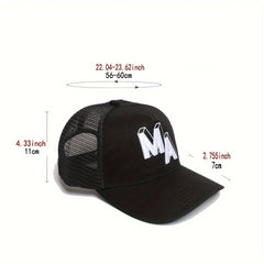 Mesh Baseball Cap Hip Hop Hats Outdoor Hat For Fishing
