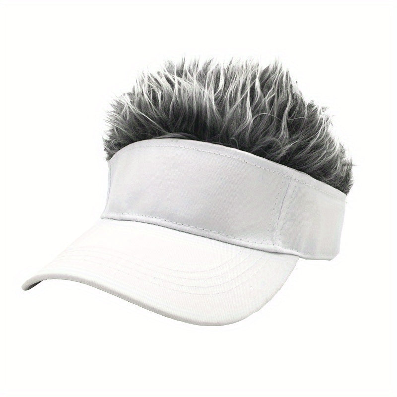 Light Board Wig Baseball Cap Men's Sun Visor