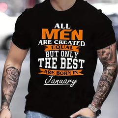Men's Casual Stretch Tee for Outdoor Summer Wear