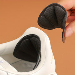1pair Sneaker Heel Stickers Self-adhesive Half size, Small Shoe Heel Grips