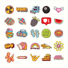 50pcs Water Bottles Laptop Skateboard Vinyl Stickers Waterproof