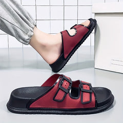 Men's Casual Slides Sandals Non Slip Open Toe Shoes
