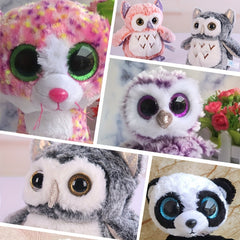 30mm Glitter Safety Eyes Plastic with Washers for Stuffed Animal Crochet Doll