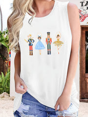 Cartoon Character Tank Top Sleeveless Summer Top