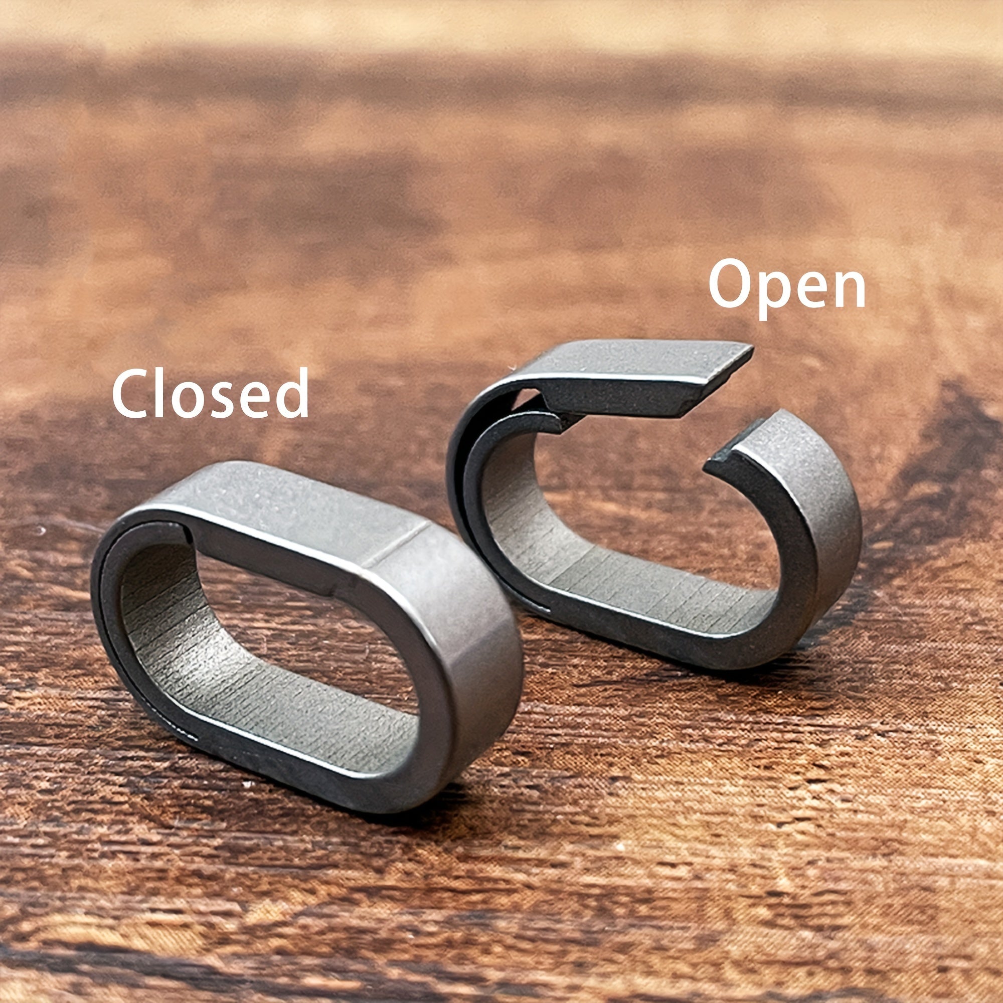 Titanium Quick Release Keyring Keychain for Camping Hiking