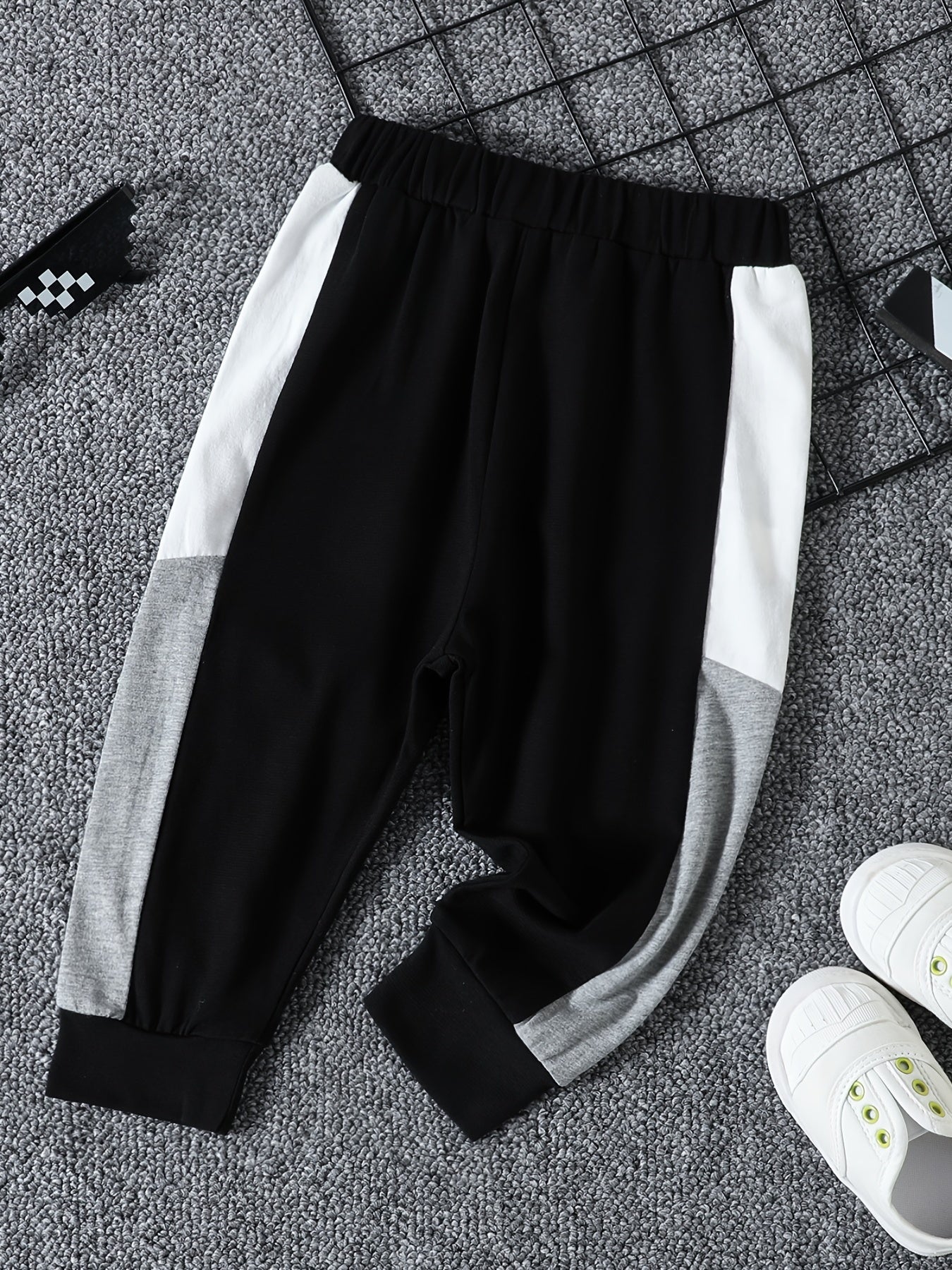 Kids Footed Straight Casual Trousers Baby Boys Sweatpants
