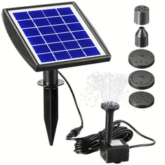 Solar Fountain Pump 2.0W for Pond Fountain Bird Bath Garden