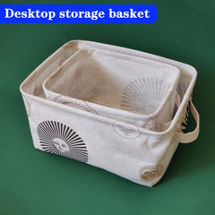 Foldable Portable Waterproof Storage Basket for Nordic Fabric