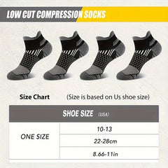 Men's Cushion Ankle Socks for Sports, 3 Pairs