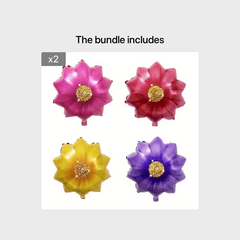 4pcs Flower Balloons Party Decoration Holiday Gathering Wedding Supplies