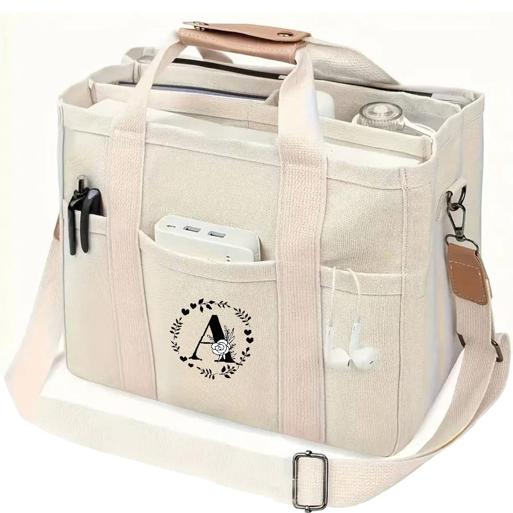 Polyamide Canvas Tote Bag Large Capacity Mummy Diaper Work Travel Handbag