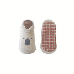 2 Pairs Kids Anti-Slip Walking Socks Breathable Comfy Children's Socks