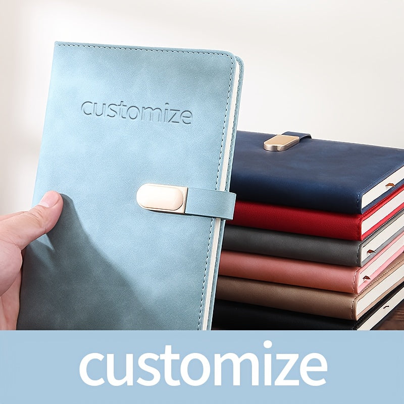 Light Faux Leather Notebook - Ideal for Students and Birthdays