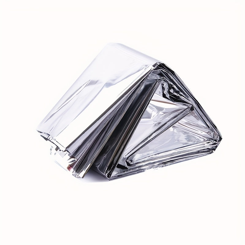 Outdoor Portable Emergency Insulation Blanket 210 Double sided Silvery