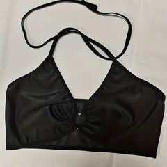 Heart Halter Bra Top Costume Hot Solid Dress Up Women's Clothing