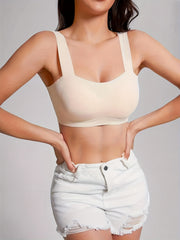 Seamless Wireless Bra Comfy Full Coverage Lingerie