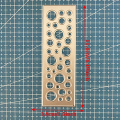 1 Pc Dots Pattern Metal Die Cuts For Card Making DIY Scrapbooking Crafts