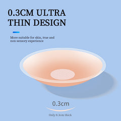 6 Pairs Anti-Convex Point Nipple Stickers Waterproof Thin Silicone Self-Adhesive