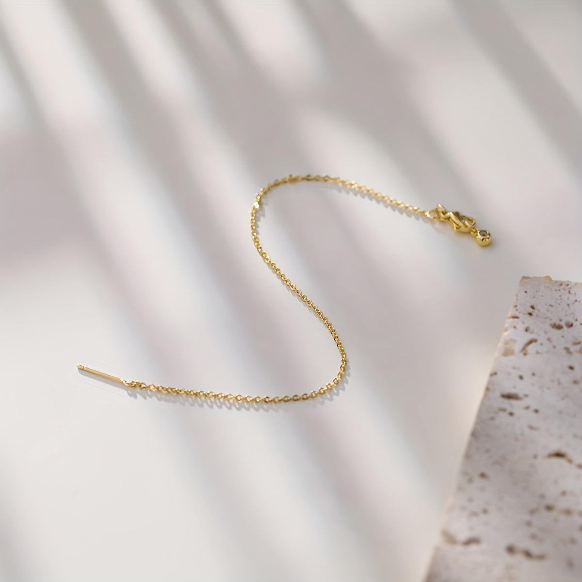 Golden Chain Titanium Steel Bracelet Adjustable And Retractable