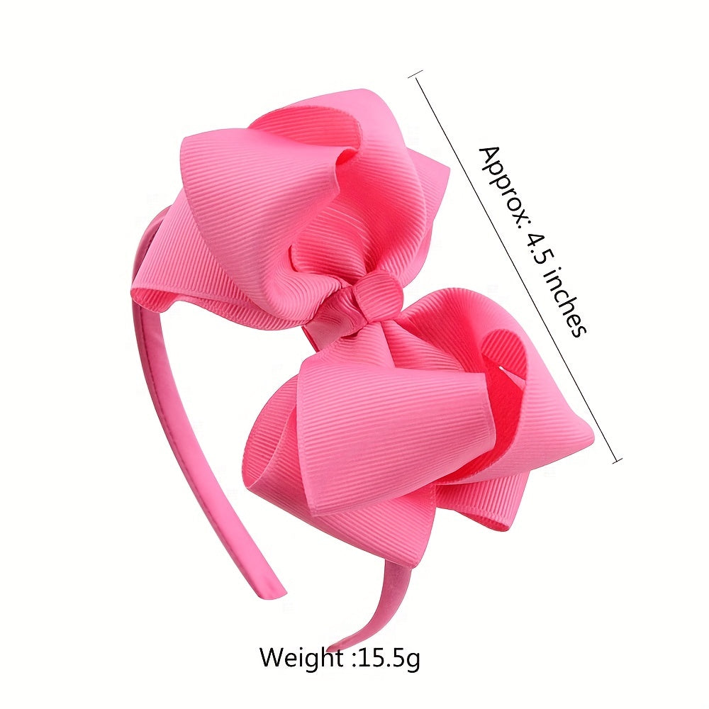 Baby Girls Bowknot Hair Hoop Headwear Princess Hair Accessories